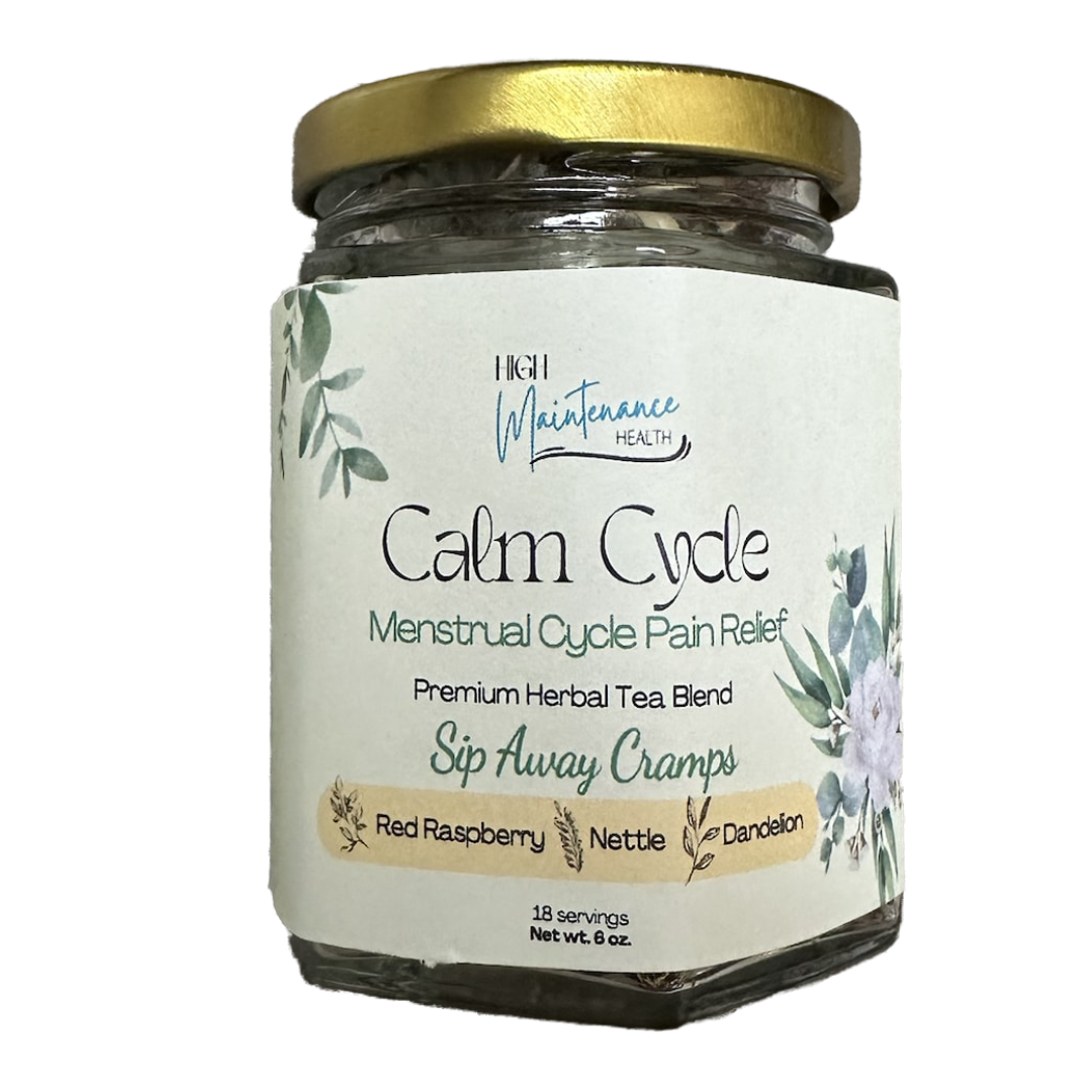 Calm Cycle Tea: PMS Pain Relief Support